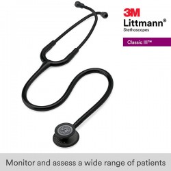 3M Littmann Classic III Stethoscope - Black Edition 27 inch (5803)