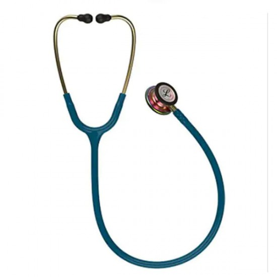3M Littmann Classic III Stethoscope - Caribbean Blue with Rainbow Chestpiece (5807)