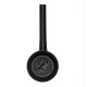 3M Littmann Master Cardiology Stethoscope - Black Chestpiece and Eartubes with Black Tube (2161)