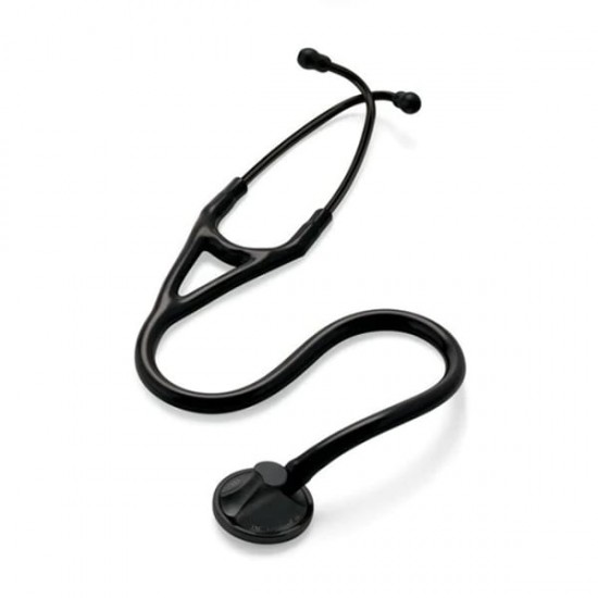 3M Littmann Master Cardiology Stethoscope - Black Chestpiece and Eartubes with Black Tube (2161)