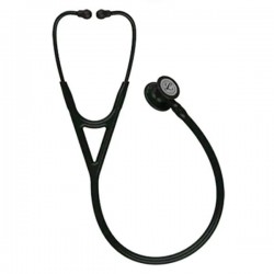 3M Littmann Cardiology IV Stethoscope - Black Finish Chestpiece with Black Tube (27 inch) (6163)