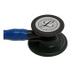3M Littmann Cardiology IV Stethoscope - Black Finish Chestpiece with Navy Blue Tube (27 inch) (6168)