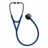 3M Littmann Cardiology IV Stethoscope - Black Finish Chestpiece with Navy Blue Tube (27 inch) (6168)