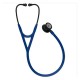 3M Littmann Cardiology IV Stethoscope - Black Finish Chestpiece with Navy Blue Tube (27 inch) (6168)