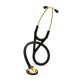 3M Littmann Master Cardiology Stethoscope - Brass Finish Chestpiece and Eartubes with Black Tube (2175)