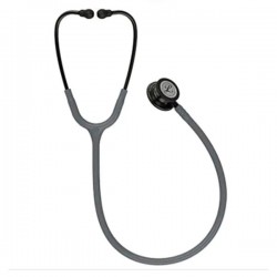 3M Littmann Classic III Stethoscope - Grey Tube with Smoke Chestpiece and Violet Grey Stem (5873)