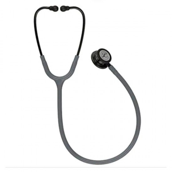 3M Littmann Classic III Stethoscope - Grey Tube with Smoke Chestpiece and Violet Grey Stem (5873)