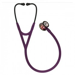 3M Littmann Cardiology IV Stethoscope - Rainbow Checstpiece with Plum Tube and Violet Stem (6205)
