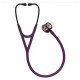3M Littmann Cardiology IV Stethoscope - Rainbow Checstpiece with Plum Tube and Violet Stem (6205)