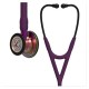 3M Littmann Cardiology IV Stethoscope - Rainbow Checstpiece with Plum Tube and Violet Stem (6205)