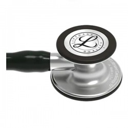 3M Littmann Cardiology IV Stethoscope - Standard Finish Chestpiece with Black Tube (27 inch) (6152)
