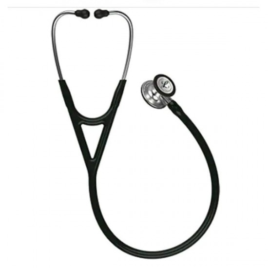 3M Littmann Cardiology IV Stethoscope - Standard Finish Chestpiece with Black Tube (27 inch) (6152)