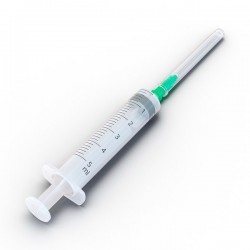 BD Discardit II Syringe 5 ml With Needle 23 G