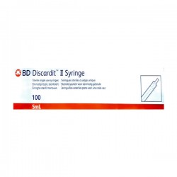 BD Discardit II Syringe 5 ml With Needle 24 G