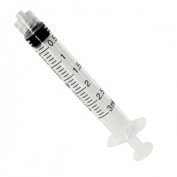 BD Luer Lock Syringe 3 ml