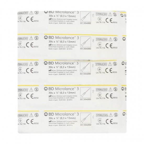 BD Microlance 3 Needle (30G x 0.3 x 13 mm)