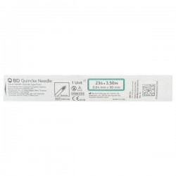 BD Quincke Needle (23G x 3.50 in) (0.64mm x 90mm)