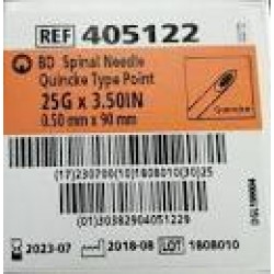 BD Spinal Needle 25Gx3.5 (Quincke) (405122)