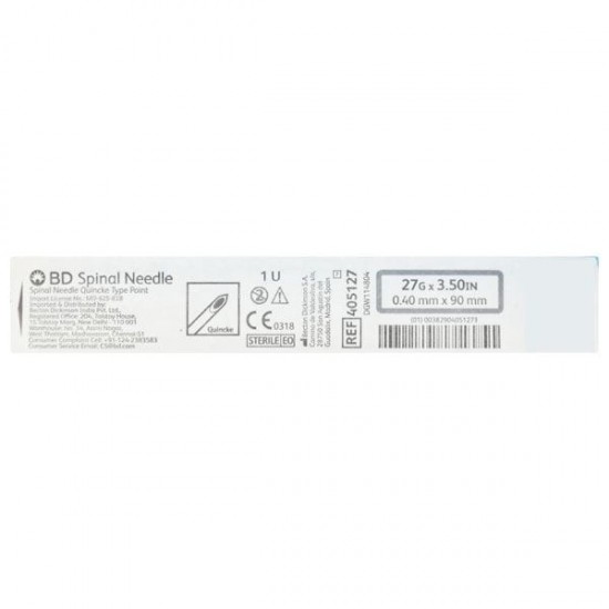 BD Spinal Needle 27G (Quincke) (405127)