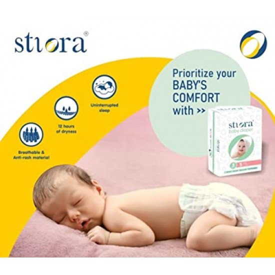 STIORA Baby Diaper -new born, Medium