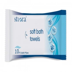 STIORA Soft Bath Wipes 10's