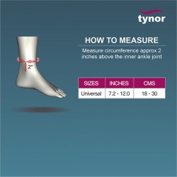 Tynor Ankle Support (Neoprene) (One Size) (J 12)