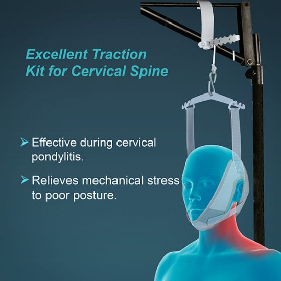 Tynor Cervical Traction Kit with Weight Bag - (Sitting) (UN) (G 25)