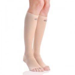 Tynor Compression Garment Leg Below Knee Open Toe - Wide  (I 80)