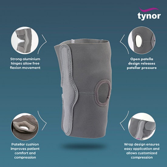 Tynor Elastic Knee Support  (D 08)