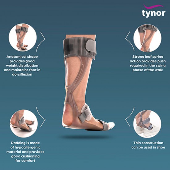 Tynor Foot Drop Splint Right (D 17)