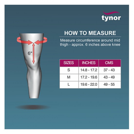 Tynor OAC Knee Immobilizer 19 Inches x 48 cm (L 42)