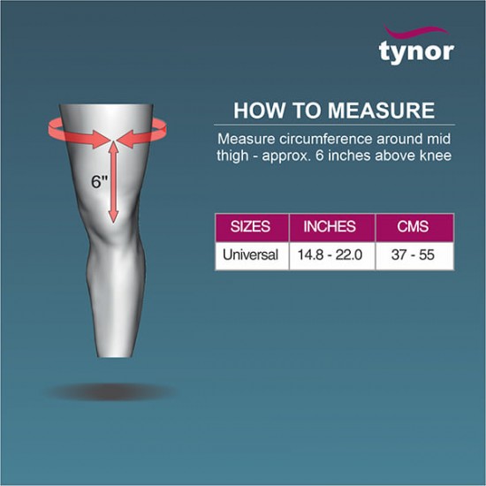 Tynor R.O.M. Knee Brace 18 Inches x 46 cm (UN) (D 10)