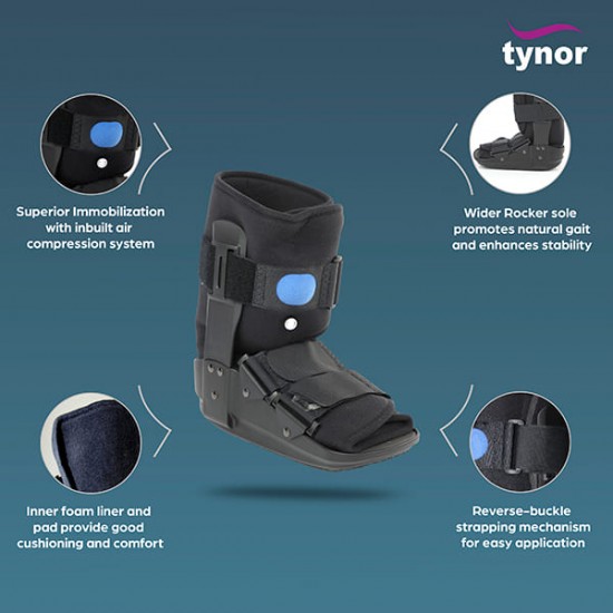 Tynor Walker Boot Air Short (D 52)